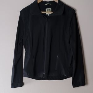 Tilley Women's Black Convertible Jacket Size L